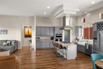Gourmet kitchen fully equipped for all your in home cooking needs